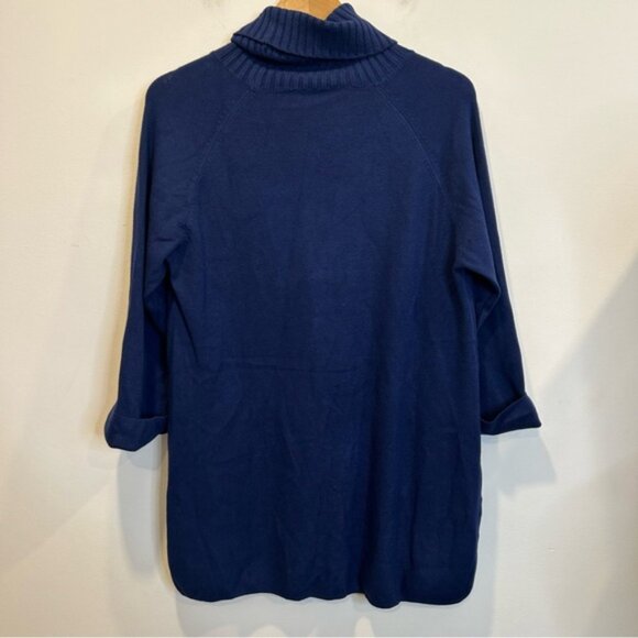 Laura Cowl Neck Tunic Sweater Ultra Marine Blue - Picture 7 of 7